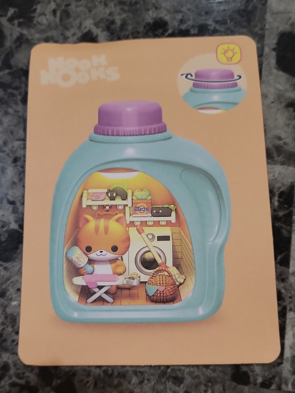 Nook Nooks Kitty In Laundry Detergent